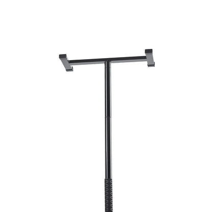 VEVOR Floor-to-Ceiling Transfer Pole, Tension Mounted Bathroom Grab Bar with Anti-Slip Curve Handle, 300 Lbs Capacity Security Pole for Elderly, Ideal Senior Safety Pole for 7-10 Ft Ceilings, Black - View 10