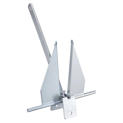 VEVOR Fluke Style Anchor Kit, 13 LBS Hot-Dipped Galvanized Steel Fluke Anchor with 7.9' Chain, 101' Rope and Two 0.4" Shackles, Marine Boat Anchor for Small Vessels Under 30', Seas, Rivers and Shores - View 9
