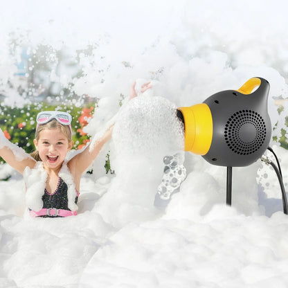 VEVOR Foam Machine, 115 W Party Foam Cannon, Portable Foam Maker with a Tripod Stand, Powerful Foam Party Machine, for Backyard, Pool, Outdoor Events, Birthdays, Celebrations and Party, Grey & Yellow - View 7