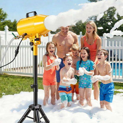 VEVOR Foam Machine, Adjustable Angle Control Foam Cannon Party Machine, Bubble Cannon with Fan & Triangular Structure, Dense Foams Maker for Backyard, Celebrations & Party, Continuous Foams Output - View 7