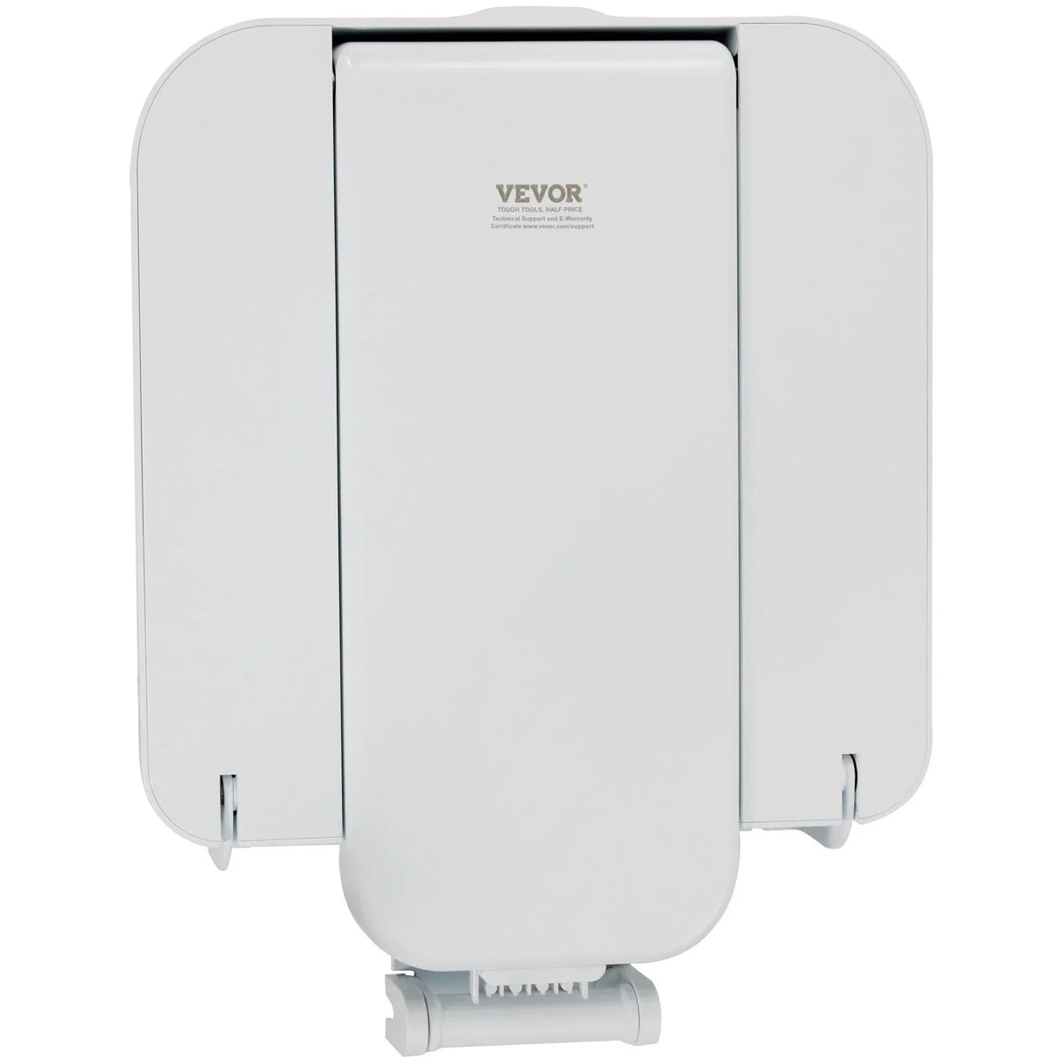 VEVOR Folding ABS Shower Seat, 15.7'' x 16.7'' Unfolded, Wall Mounted Fold Up Shower Bench with 440 lbs Load Capacity, Space Saving Fold Down Shower Chair for Seniors Pregnant Women Children Adults - View 9