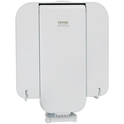VEVOR Folding ABS Shower Seat, 15.7'' x 16.7'' Unfolded, Wall Mounted Fold Up Shower Bench with 440 lbs Load Capacity, Space Saving Fold Down Shower Chair for Seniors Pregnant Women Children Adults - View 9