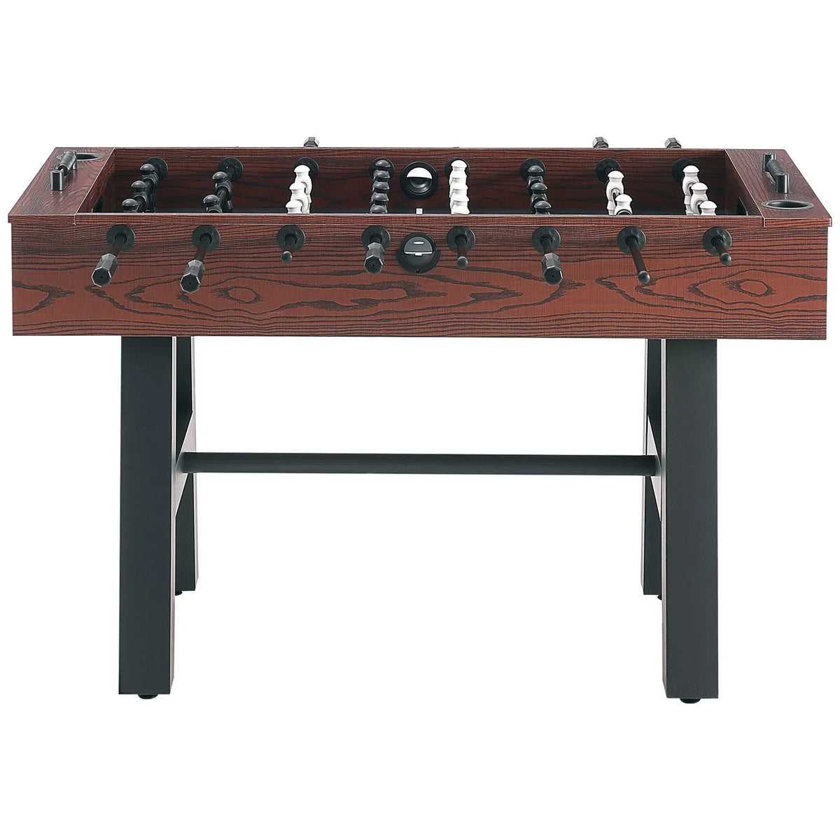 VEVOR Foosball Table, 55 inch Standard Size Foosball Table, Indoor Full Size Foosball Table for Home, Family, and Game Room, Soccer with Foosball Table Set, Includes 4 Balls and 2 Cup Holders - View 9