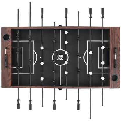 VEVOR Foosball Table, 55 inch Standard Size Foosball Table, Indoor Full Size Foosball Table for Home, Family, and Game Room, Soccer with Foosball Table Set, Includes 4 Balls and 2 Cup Holders - View 8