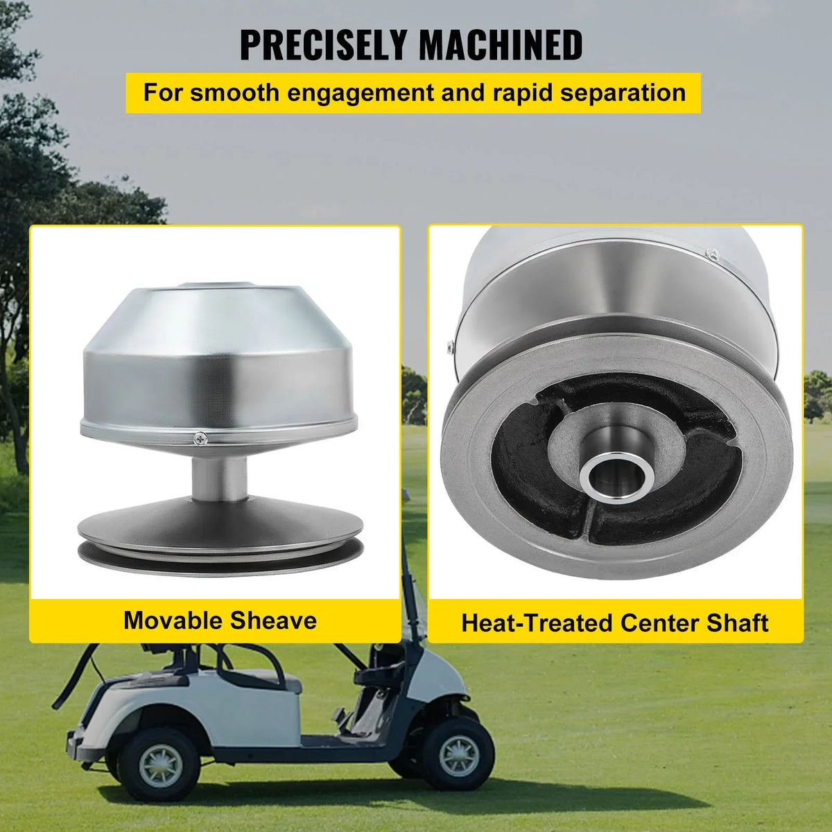 VEVOR G2-G22 Drive Clutch Compatible With Yamaha Golf Cart 1985+ G2 G8 G9 G14 G16 G22 4 Cycle Carts Gas Golf Cart 1985 Up - View 4