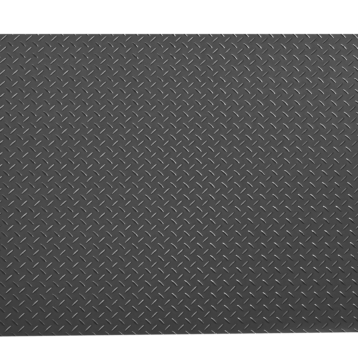 VEVOR Garage Floor Roll, 7.5 x 17 ft Garage Flooring Mat, 2.2 mm Thickened PVC Diamond Plate Floor Protector Mat with Double-sided Tape, Non-Slip, Easy to Clean for Warehouse, Gyms, Trailer, Black - View 8
