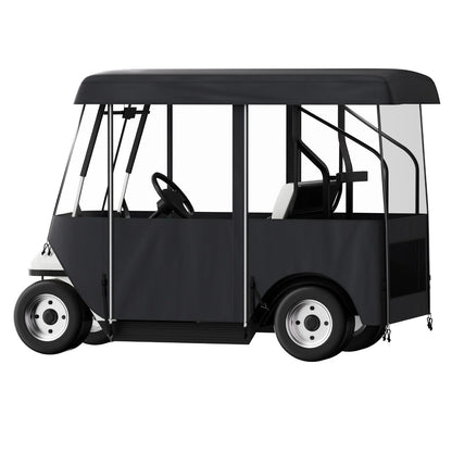 VEVOR Golf Cart Enclosure 86'', 4-Person Golf Cart Cover, 4-Sided Fairway Deluxe, 300D Waterproof Driving Enclosure with Transparent Windows, Fit for EZGO, Club Car, Yamaha Cart - View 8