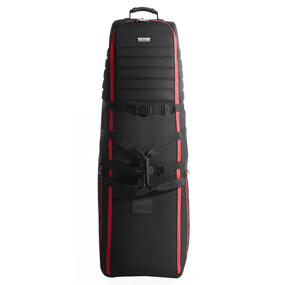 VEVOR Golf Travel Bag, Outdoors Soft-Sided Golf Travel Cover Case, Heavy Duty 1000D Nylon Wear-Resistant, Padded Golf Luggage Case Cover with Wheels, Foldable Golf Club Storage Bag for Airlines - View 10