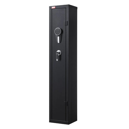 VEVOR Gun Safe, Heavy Duty Cold-Rolled Steel Fireproof Rifle Cabinet with Digital Keypad & Key, Large Long Gun Cabinet with Magazine and LED Lighting, Adjustable Racks for Rifles, Pistols, Shotgun - View 10