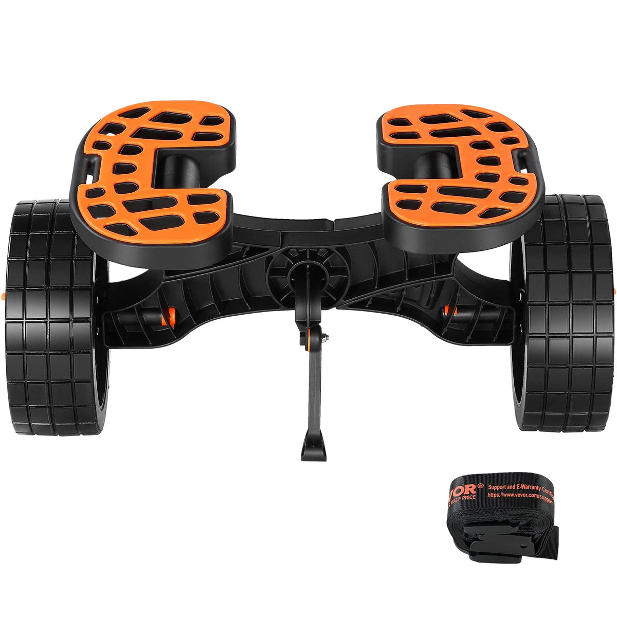 VEVOR Heavy Duty Kayak Cart, 320lbs Load Capacity, Detachable Canoe Trolley Cart with 10'' Solid Tires, Adjustable Brackets & Nonslip Support Foot, for Kayaks Canoes Paddleboards Float Mats Jon Boats - View 9