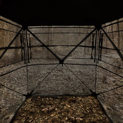VEVOR Hunting Blind, 270° See Through Ground Blind, 1-2 Person Pop Up Deer Blind for Hunting with Carrying Bag, Portable Resilient Hunting Tent, One-Way See-Through Mesh for Turkey and Deer Hunting - View 10