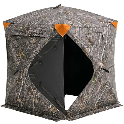 VEVOR Hunting Blind, 270° See Through Ground Blind, 1-2 Person Pop Up Deer Blind for Hunting with Carrying Bag, Portable Resilient Hunting Tent, One-Way See-Through Mesh for Turkey and Deer Hunting - View 11