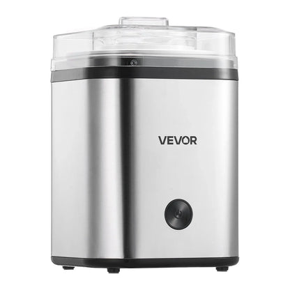 VEVOR Ice Cream Maker, 2.11 Qt. Large Capacity, Electric Automatic Ice-Cream Machine, with Easy Operation & Cleaning, Stainless Steel Shell, for Homemade Frozen Yogurt, Fruit Sorbet, Gelato, Silver - View 9