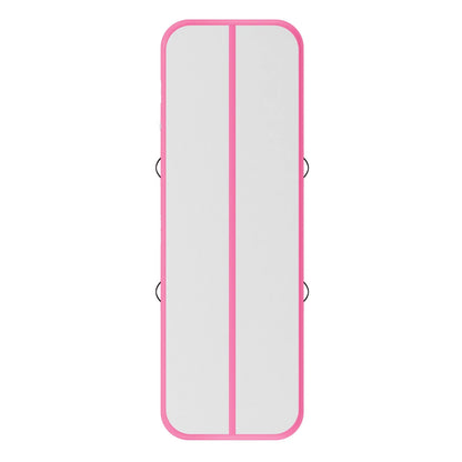 VEVOR Inflatable Gymnastics Air Mat 10 ft Training Mats w/ Electric Pump, 4 inches Thick Sturdy Tumble Track, Tumbling Mat for Home Use/Gym/Outdoor/Yoga/Cheerleading/Beach/Park/Water, Pink - View 10