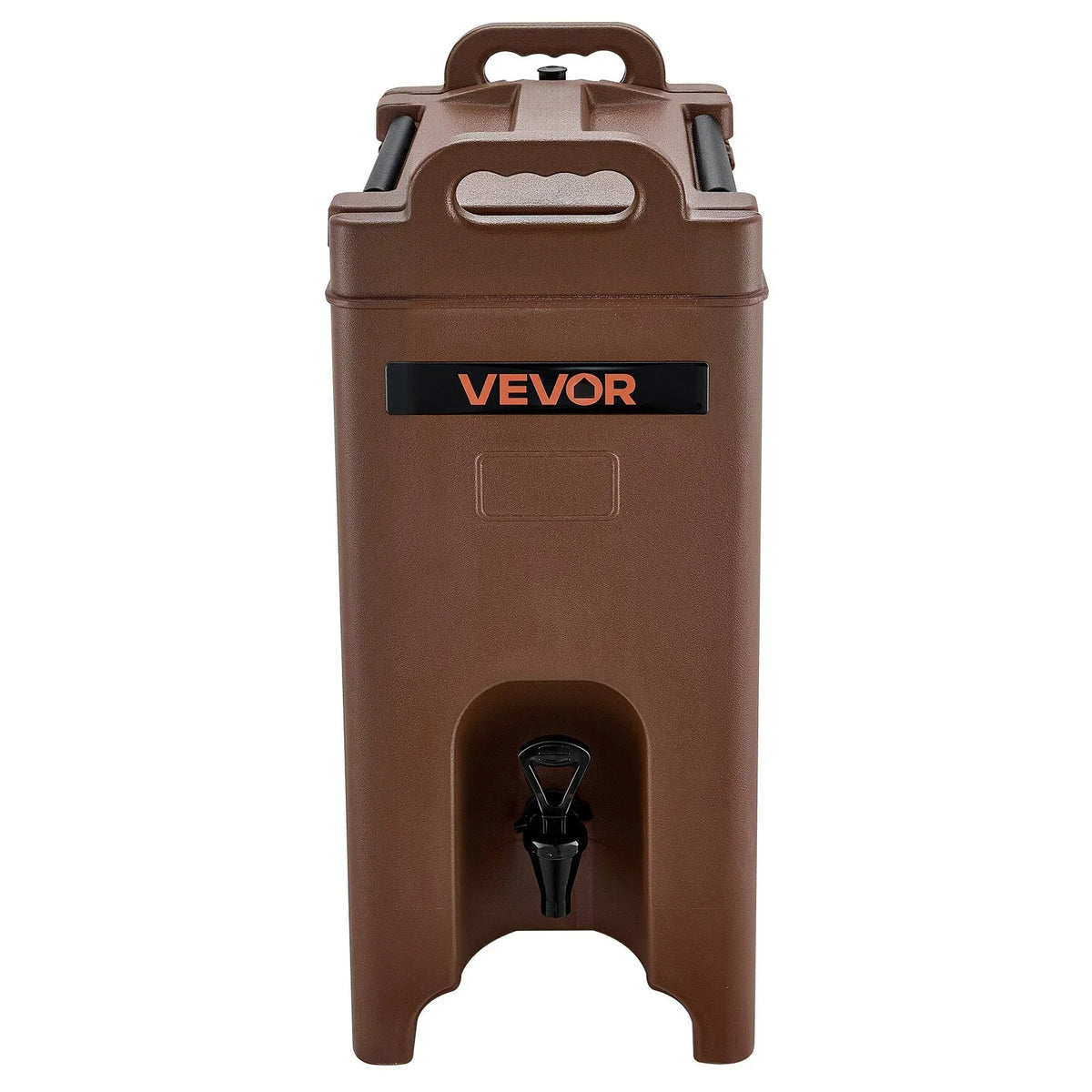 VEVOR Insulated Beverage Dispenser, 5 Gal/19L Hot and Cold Beverage Server with Spigot & Handle, Food-Grade Thermal Drink Dispenser Cooler for Tea Coffee Water in Cafes & Restaurants, Brown - View 9