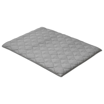 VEVOR Japanese Tatami Mat, Full Size Foldable Japanese Tatami Mattress, Futon Mattress with Storage Bag & Fastener, 9-Layer Floor Mat for Sleeping, Dormitory, Meditation, Yoga, 80 x 54 x 3.5 in, Gray - View 8