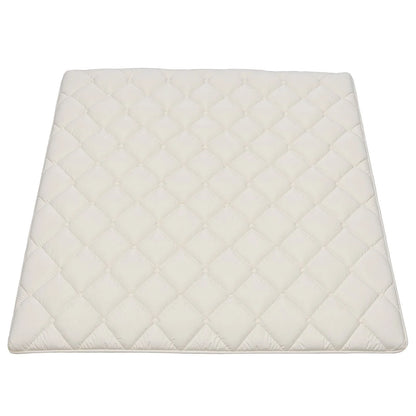 VEVOR Japanese Tatami Mat, Queen Size Foldable Japanese Tatami Mattress, Futon Mattress with Storage Bag & Fastener, 9-Layer Floor Mat for Sleeping, Dormitory, Meditation, Yoga, 80 x 60 x 2.5 in, White - View 10