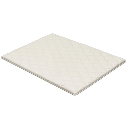VEVOR Japanese Tatami Mat, Queen Size Foldable Japanese Tatami Mattress, Futon Mattress with Storage Bag & Fastener, 9-Layer Floor Mat for Sleeping, Dormitory, Meditation, Yoga, 80 x 60 x 2.5 in, White - View 8