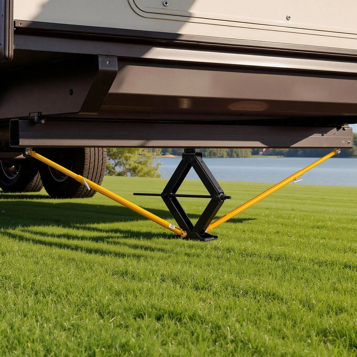 VEVOR JT's Strong Arm Jack Stabilizer Kit 191025, Fits for 5th Wheel RV and Travel Trailer Kit, Fifth-Wheel Jack Stabilizer for Telescopic System, Reduces Chassis Movement, Easy Bolt-On Installation - View 7