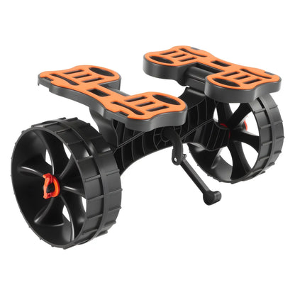VEVOR Kayak Cart, 300 lbs Load Capacity, Foldable Kayak Trolley with 10-inch Solid Rubber Tires & 1 Ratchet Strap, Paddle Board Trolley for Carrying Kayaks, Canoes, Paddleboards, Float Mats, Jon Boats - View 8