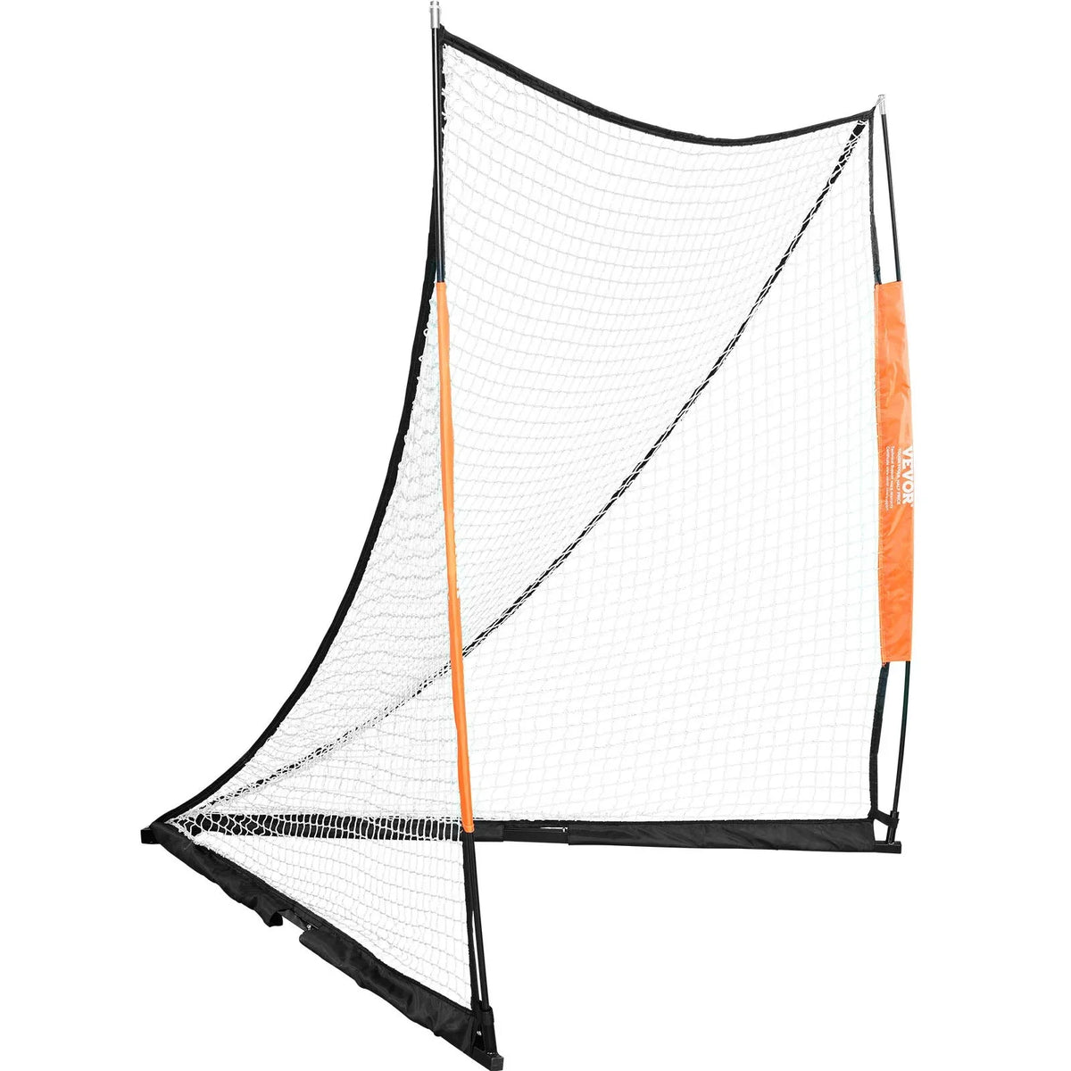 VEVOR Lacrosse Goal, 6' x 6' Lacrosse Net, Portable Lacrosse Goal with Carry Bag, Fiberglass Rod Backyard Lacrosse Training Equipment, Easy Setup Collegiate Goal, Perfect for Youth Adult Training - View 9