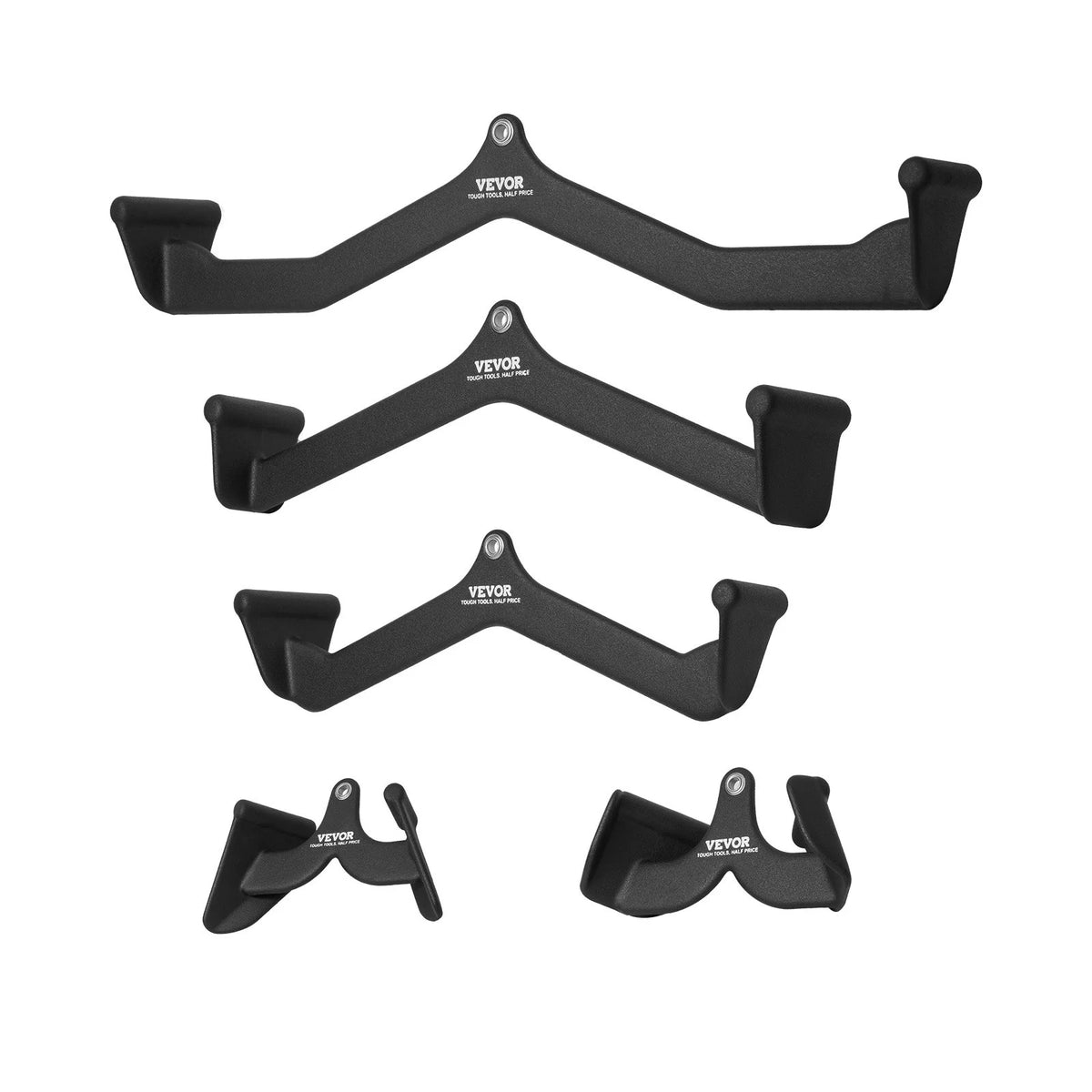 VEVOR LAT Pulldown Bar Handle Attachment V-bar T-bar Cable Machine for Home Gym
