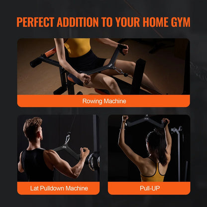 VEVOR LAT Pulldown Bar Handle Attachment V-bar T-bar Cable Machine for Home Gym - View 6