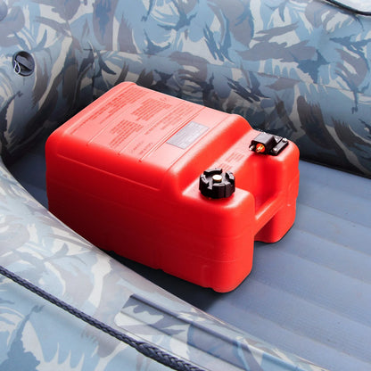 VEVOR Marine Fuel Tank, 6.34 Gallon/24L, Portable Boat Fuel Gas Tank for Outboard Engine Boats, Plastic Outboard Marine Boat Fuel Tank with Hose, Easy to Carry for Yacht, Fishing Boat, Deck Boat, Red - View 7