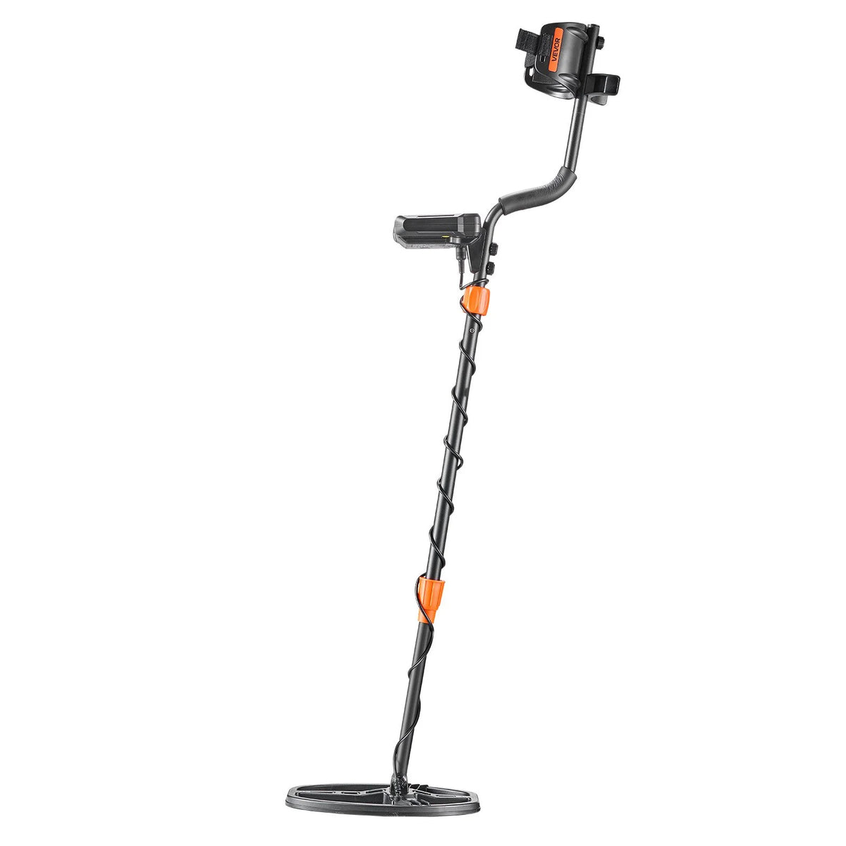 VEVOR Metal Detector for Adults, 10", Professional High Accuracy Gold Detector, IP68 Waterproof Search Coil with Display, Headphones, 5 Modes, Adjustable Length, for Detecting Gold Treasure Hunting - View 9