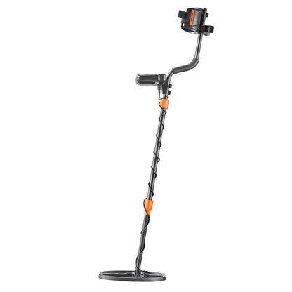 VEVOR Metal Detector for Adults, 10", Professional High Accuracy Gold Detector, IP68 Waterproof Search Coil with Display, Headphones, 5 Modes, Adjustable Length, for Detecting Gold Treasure Hunting - View 9