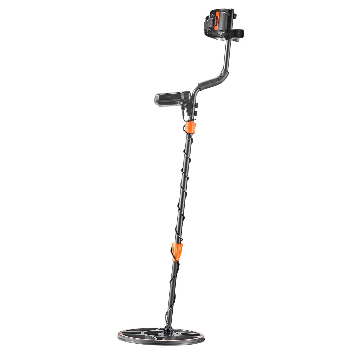 VEVOR Metal Detector for Adults, 12", Professional High Accuracy Gold Detector, IP68 Waterproof Search Coil with Display, Headphones, 6 Modes, Adjustable Length, for Detecting Gold Treasure Hunting - View 9