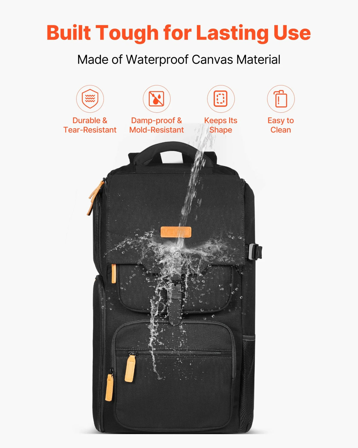 VEVOR Miniature Storage Carrying Figure Bag, Fits 58 Infantry Minis, Miniature Transport Bag with Handle & Adjustable Shoulder Strap, 3 Foam Layers for Large Storage Capacity (Minis Not Included) - View 5