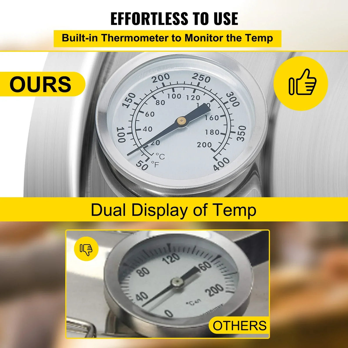 VEVOR Moonshine Still Stainless Steel Water Alcohol Distiller Copper Tube With Circulating Pump Home Brewing Kit Build-in Thermometer for DIY Whisky Wine Brandy Spirits - View 4