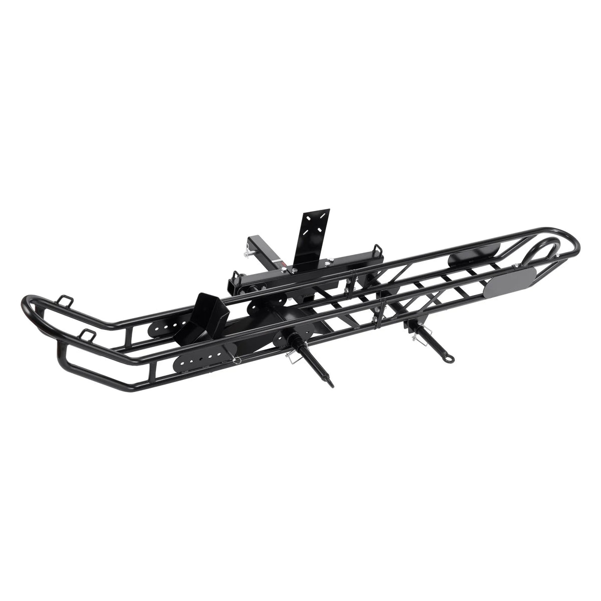 VEVOR Motorcycle Carrier, 500 lbs Capacity, Heavy Duty Steel Hitch Mount Rack with Anti-Tilt Lock Device, Straps & Stabilizer, Scooter Dirt Bike Trailer Hauler for Car Truck with 2-Inch Hitch Receiver - View 9