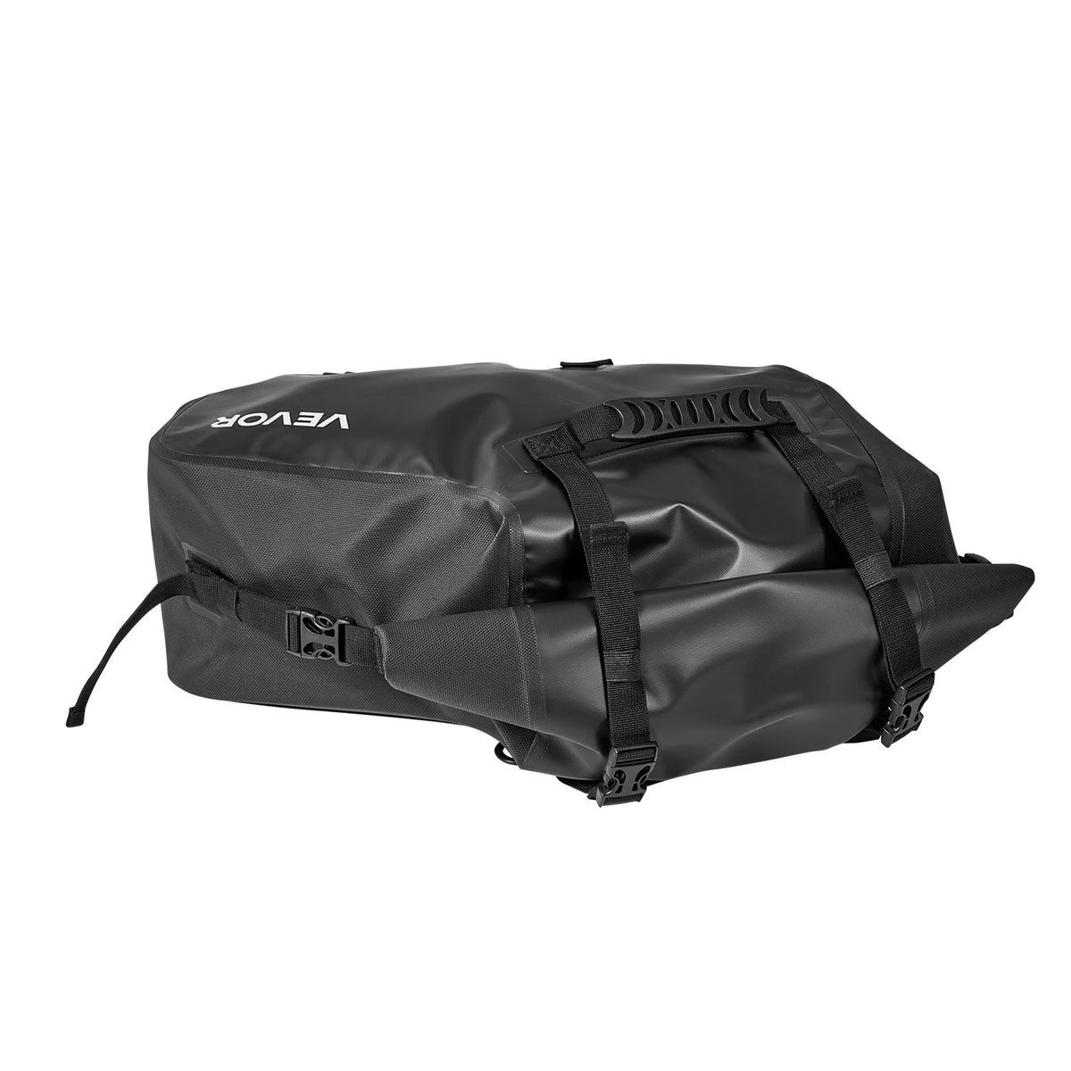 VEVOR Motorcycle Saddlebags, 28 L (14 L x 2) Large Capacity Side Saddle Bags Compatible with Most Motorcycles, Waterproof Outdoor Sports Motorbike Luggage Storage Shoulder Bag with Bottom Strap, Black - View 9