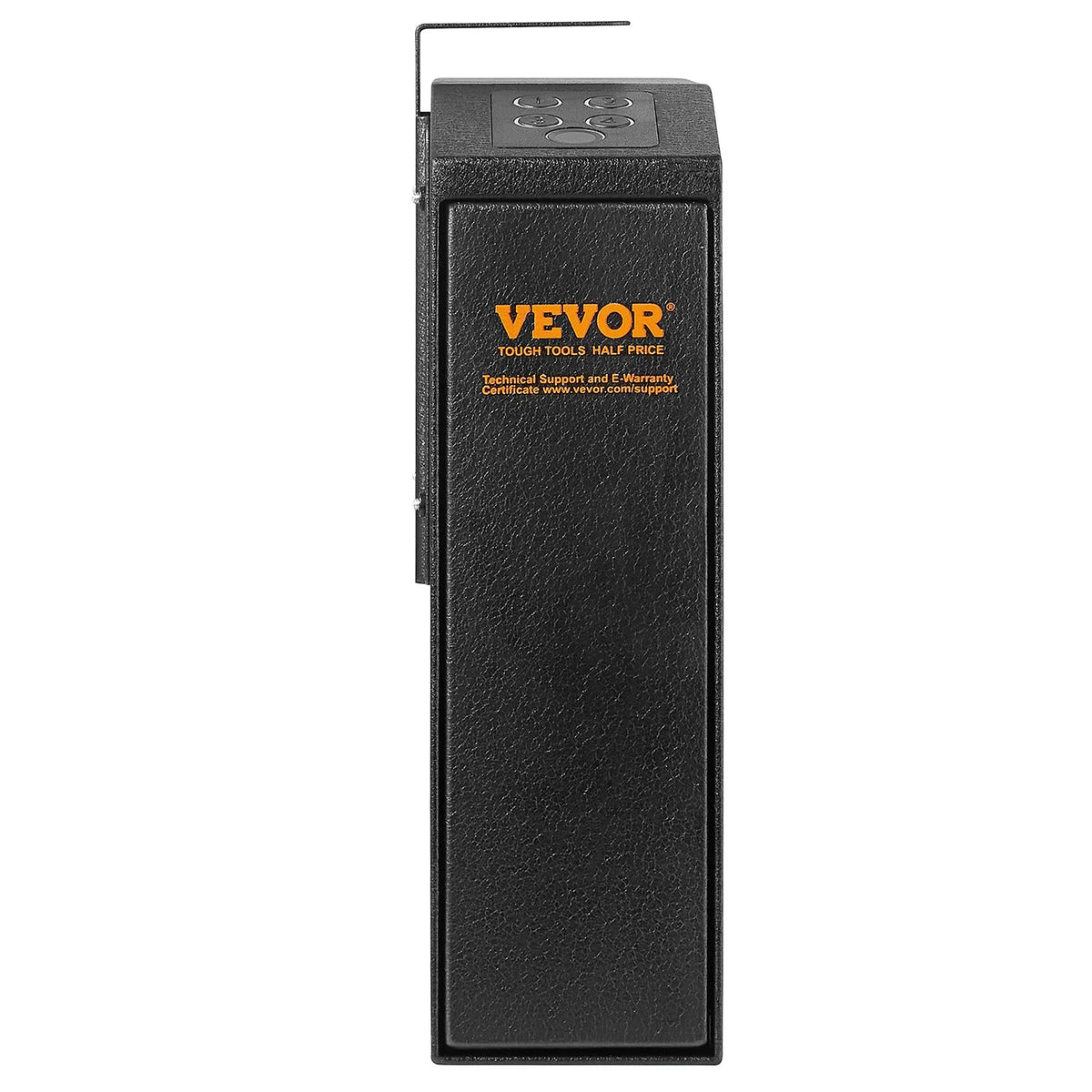 VEVOR Mounted Gun Safe for Pistols, Biometric Gun Safe with Three Quick Access Ways of Fingerprints, Passwords and Keys, Handgun Safe for 1 Pistol for Home, Bedside, Nightstand, Wall - View 9