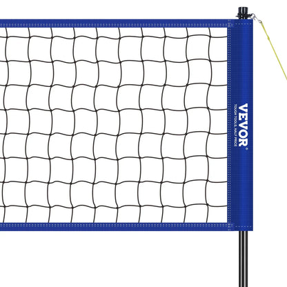 VEVOR Outdoor Portable Volleyball Net System, Adjustable Height Steel Poles, Professional Volleyball Set with PVC Volleyball, Pump, Carrying Bag, Heavy Duty Volleyball Net for Backyard, Beach, Lawn - View 9