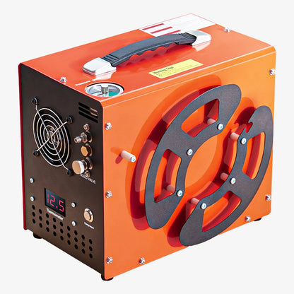 VEVOR PCP Air Compressor, 4500PSI/30Mpa PCP Airgun Compressor with Built-in Converter & Fan Cooling System, Auto Stop DC12V/AC120V Portable Paintball Tank Compressor for Air Rifle, Scuba Diving Bottle - View 10