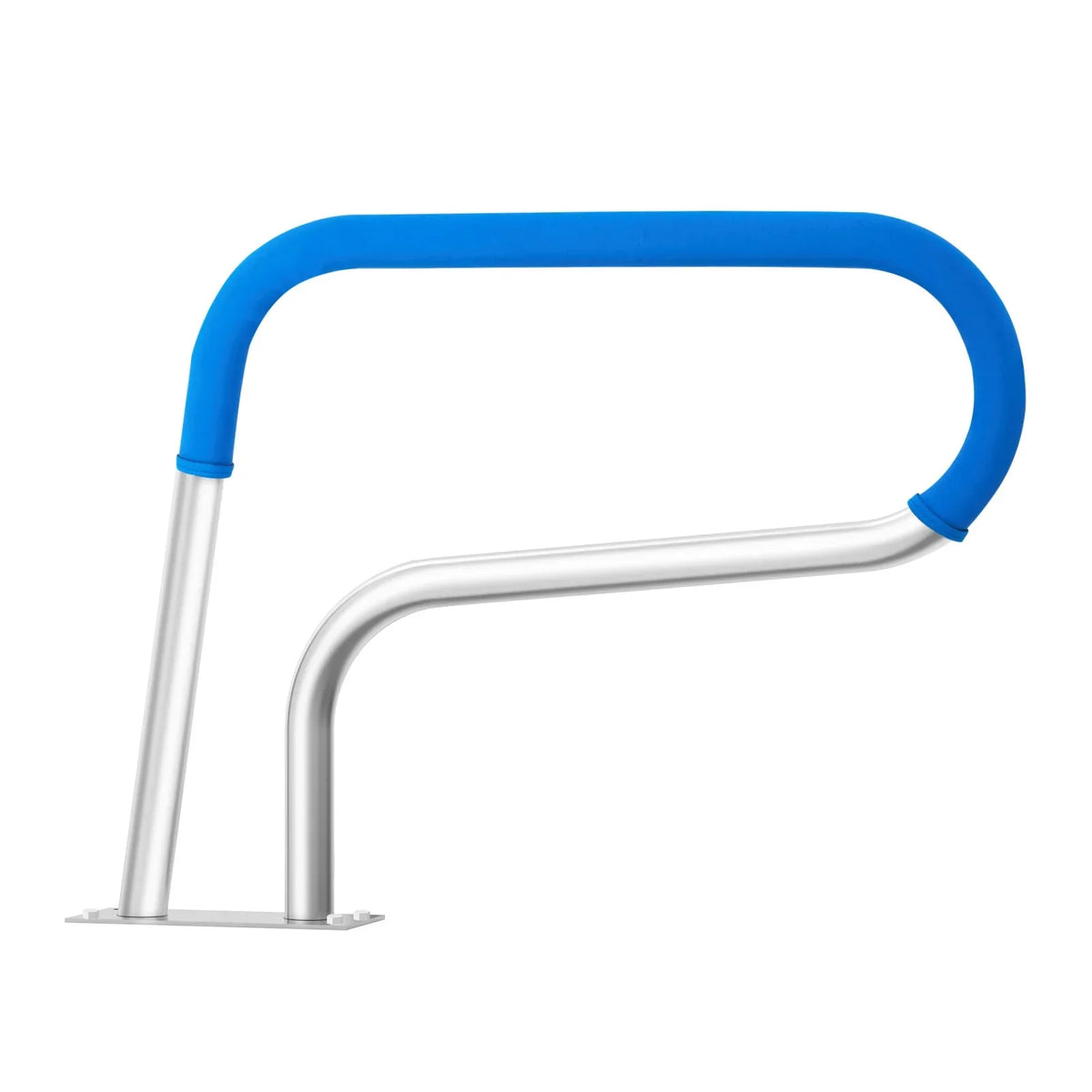 VEVOR Pool Handrail, 32 x 23 inch Pool Railing, Stainless Steel with Base Plate for Indoor/Outdoor Pools,Swimming Pool Safety Railing for Decks,Rust-Proof Grab Bar w/ Grip Cover&Accessories for Spas - View 8