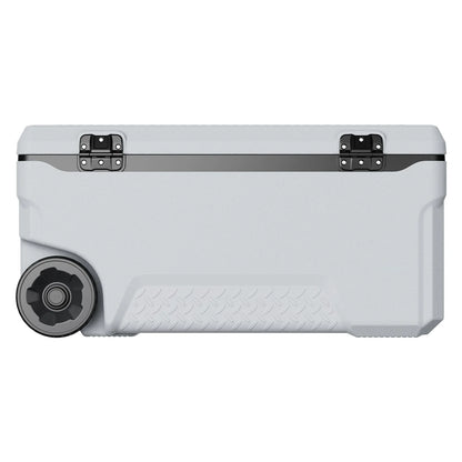 VEVOR Portable Cooler, 74 QT Wheeled Cooler with Ice Retention, Heavy-Duty Handles and Cup Holder, Lightweight Rigid Material Insulated Portable Cooler, Suitable for Family Picnics and Long Trips - View 10