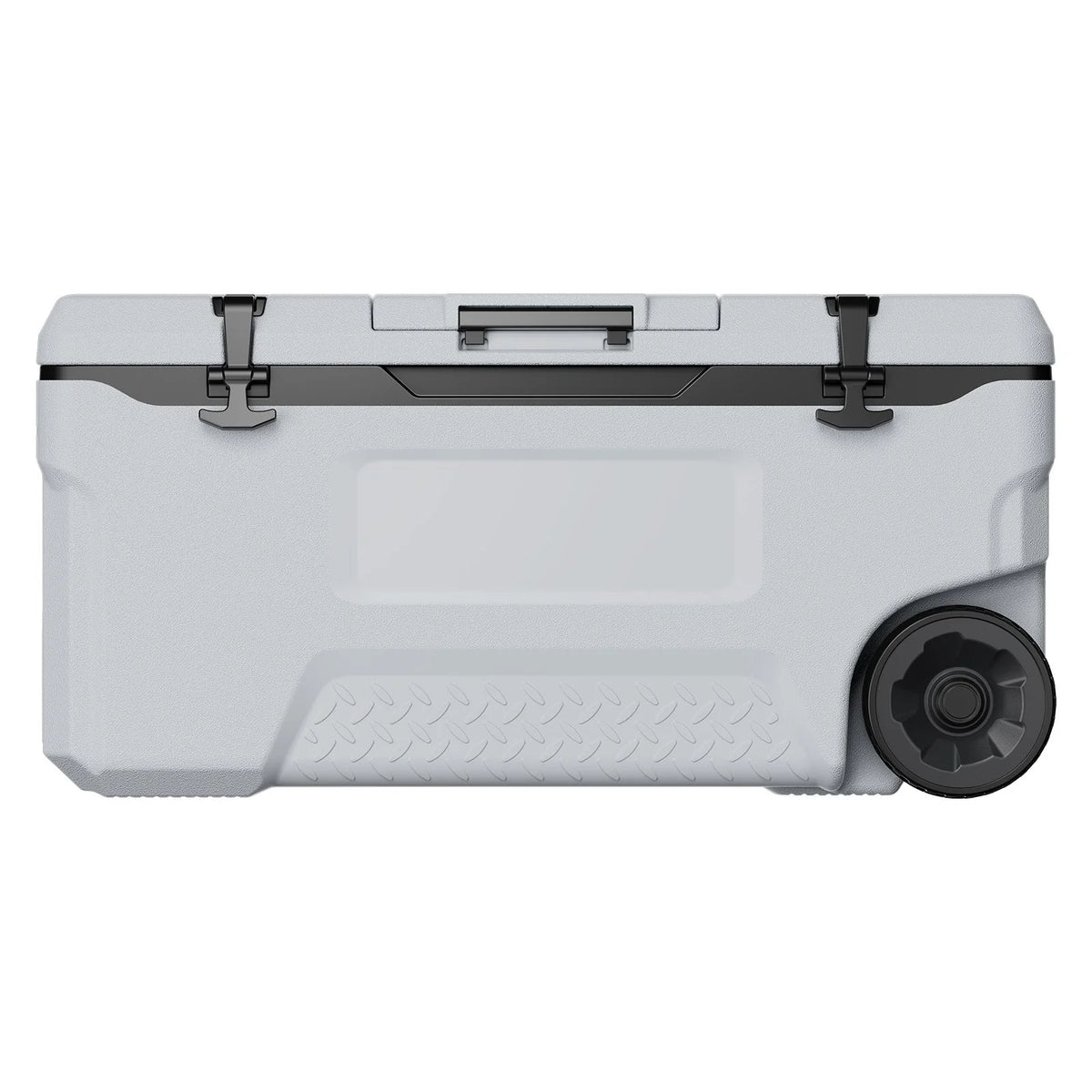VEVOR Portable Cooler, 74 QT Wheeled Cooler with Ice Retention, Heavy-Duty Handles and Cup Holder, Lightweight Rigid Material Insulated Portable Cooler, Suitable for Family Picnics and Long Trips - View 8
