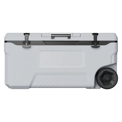 VEVOR Portable Cooler, 74 QT Wheeled Cooler with Ice Retention, Heavy-Duty Handles and Cup Holder, Lightweight Rigid Material Insulated Portable Cooler, Suitable for Family Picnics and Long Trips - View 8