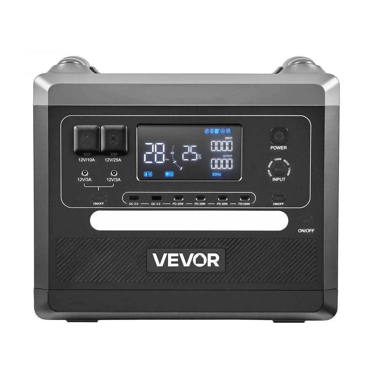 VEVOR Portable Power Station, 2400W 2160Wh Power Station Solar Generator with 10 Output Ports & Adjustable Input Power, Expandable LiFePO4 Battery Backup for Home Camping RV (Solar Panel NOT Included) - View 8