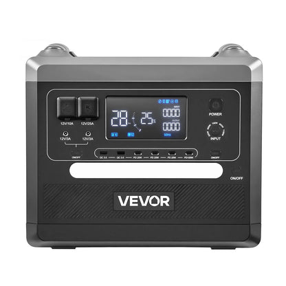 VEVOR Portable Power Station, 2400W 2160Wh Power Station Solar Generator with 10 Output Ports & Adjustable Input Power, Expandable LiFePO4 Battery Backup for Home Camping RV (Solar Panel NOT Included) - View 8