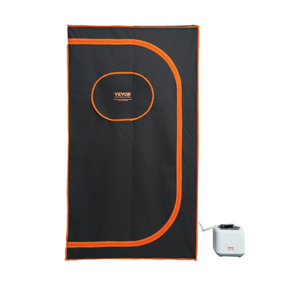 VEVOR Portable Steam Sauna Tent Full Size, 1000W Personal Sauna Blanket Kit for Home Spa, Detoxify & Soothing Heated Body Therapy, Time & Temperature Remote Control With Floor  Mat - View 9