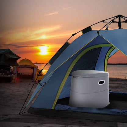 VEVOR Portable Toilet for Camping, Porta Potty with 1.3 Gal Detachable Inner Bucket & Removable Paper Holder, Commode with Dual Lids, Travel Toilet for Adults Kids Outdoor Camping Car Long Road Trips - View 7