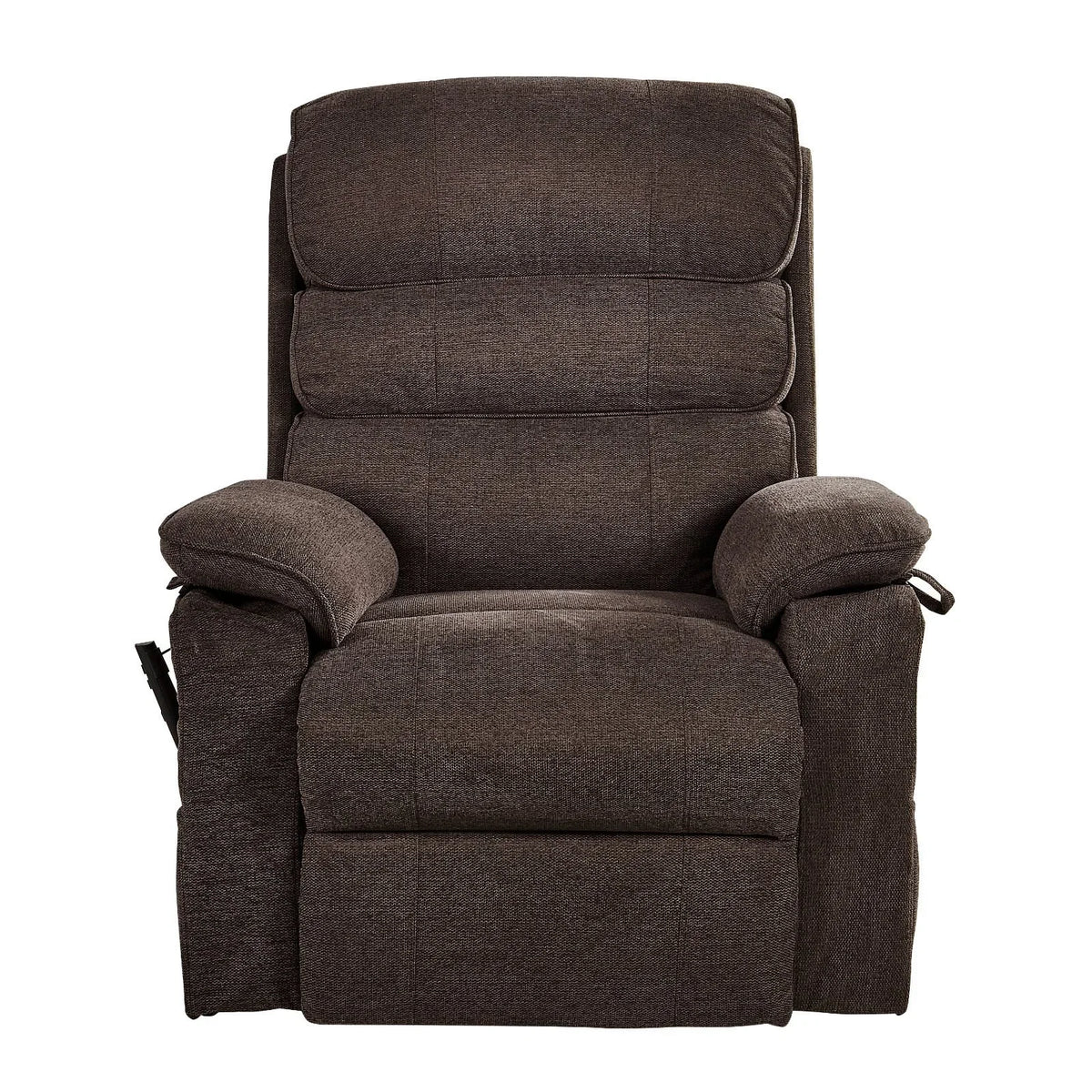 VEVOR Power Lift Recliner Chair, Dual Motor Medium Lift Chair with Heat and Massage for Elderly, Position Adjustable, Remote Control, with Side Pockets, Chenille Fabric, Brown - View 9