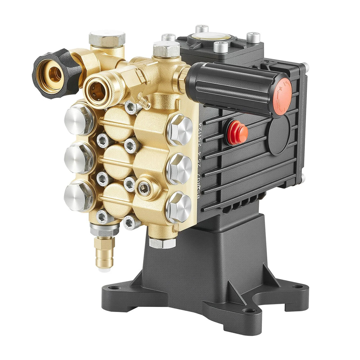 VEVOR Pressure Washer Pump, 1" Shaft Horizontal Triplex Plunger, 3600 PSI, 3.7 GPM, Replacement Power Washer Pumps Kit with Siphon Tube, Hardware, Compatible with Simpson MorFlex 40224, 40225, 40226 - View 10