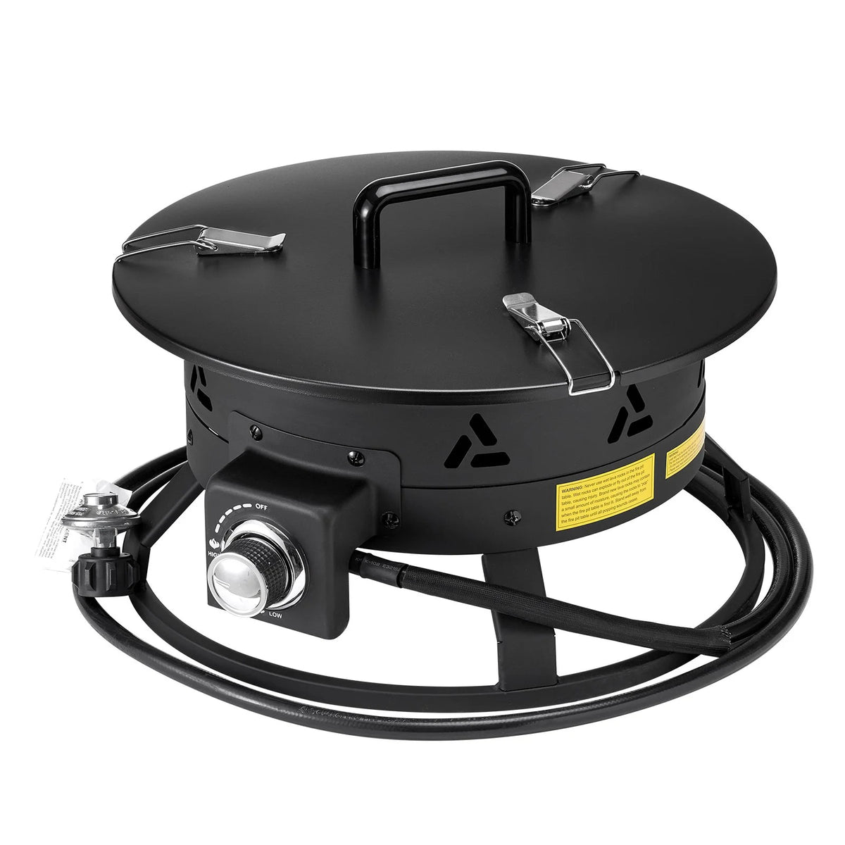VEVOR Propane Fire Pit 19” Outdoor Portable Gas Fire Pit for Heating 58000 BTU - View 10