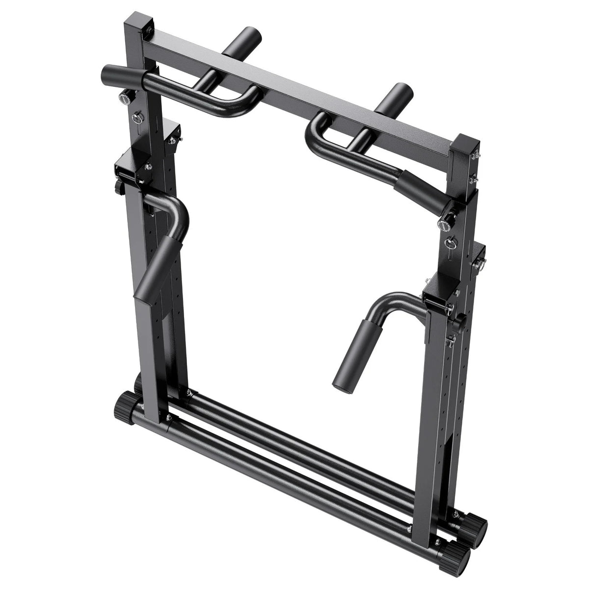 VEVOR Pull Up Bar, 330LBS Capacity Portable Pullup Bar Station, Pullup Bars Free Standing with Triangular Structure & Heavy-Duty Steel Tube, 9 Level Height Adjustment Gravity Fitness for Arms, Back - View 9
